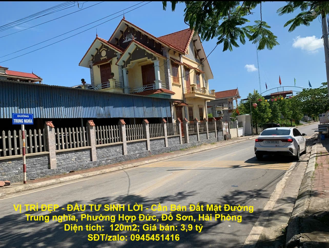VỊ TRÍ ĐẸP - ĐẦU TƯ SINH LỜI - Cần Bán Đất Mặt Đường Trung nghĩa, Phường Hợp Đức, Đồ Sơn, Hải Phòng - Ảnh chính